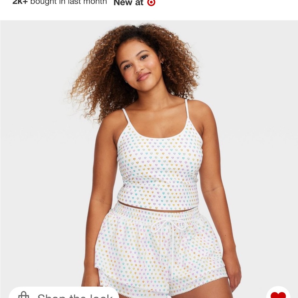 Women’s disco hearts wave shorts. Size Medium roller rabbit for target